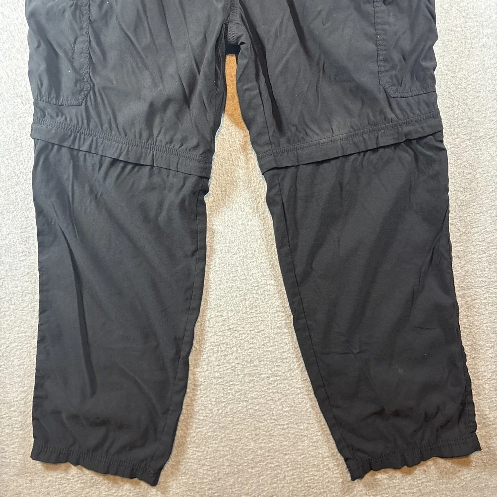 Denali Black Convertible Hiking Cargo Pants Men's 36x30 Nylon Nature (sm Holes)